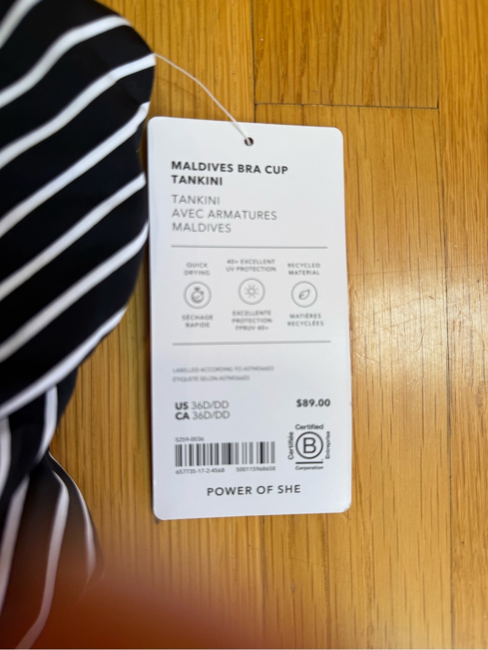 Athleta Maldives Tankini Top - Picture 3 of 4